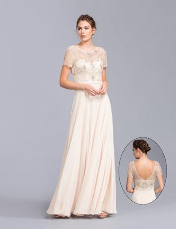 Aspeed - L2010 Lace Embellished Sheath Prom Dress