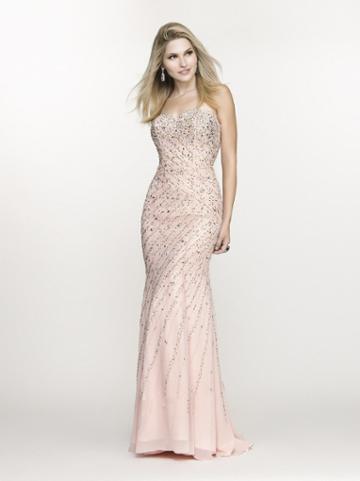 Bg Haute - G3215 Dress In Peach