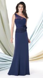 Montage By Mon Cheri - 114927 Long Dress In Indigo