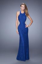 La Femme - 20896 Beaded Illusion Panel Gown