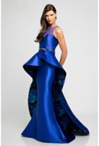Terani Evening - 1723e4303 Peplum Shine Sensation Evening Gown