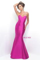 Blush - Strapless Sophisticated Sweetheart Mermaid Gown 11238