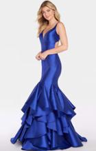 Alyce Paris - 60099 Plunging Ruffled Mermaid Gown