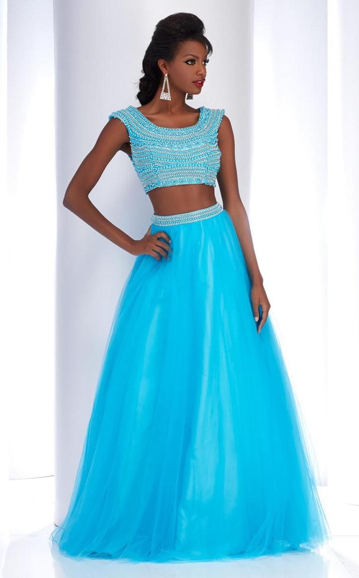 Clarisse - 2826 Two Piece Beaded Dress