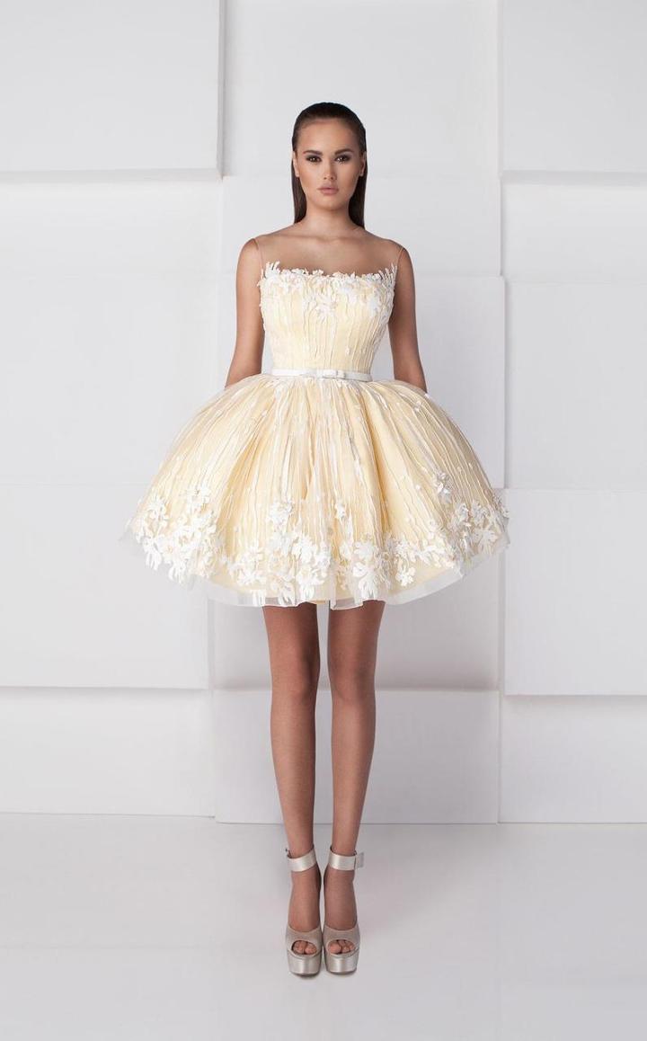 Saiid Kobeisy - Floral Cocktail Dress 2751