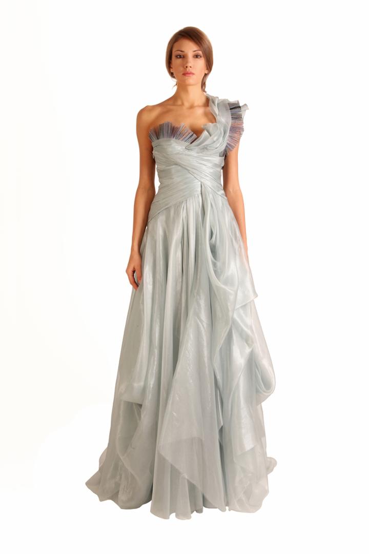 Beside Couture By Gemy - Cpf12 3195 One-shoulder A-line Gown