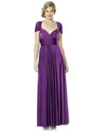 Dessy Collection - Mj-twist2 Dress In African Violet