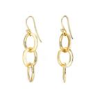 Ashley Schenkein Jewelry - Boulder Brushed Oval Drop Earrings