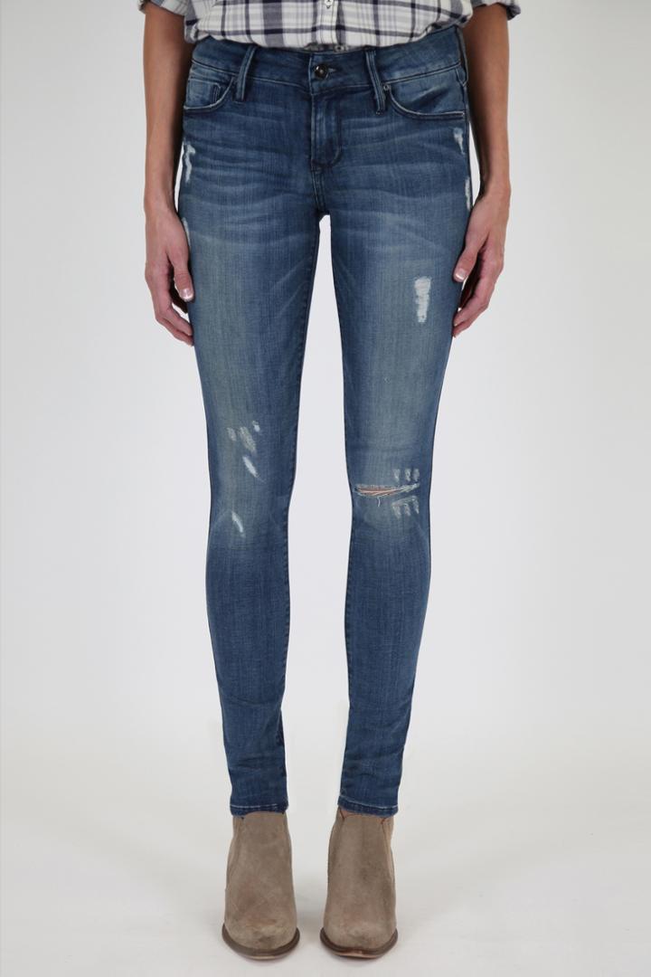 Black Orchid Denim - Black Jewel Mid Rise Jegging Splash