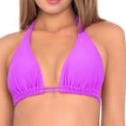 Luli Fama - Cosita Buena D/dd Cup Triangle Halter In Purple Ocean (l176073)