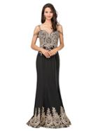 Dancing Queen - Lace Ornate Sweetheart Bodice Sheath Gown