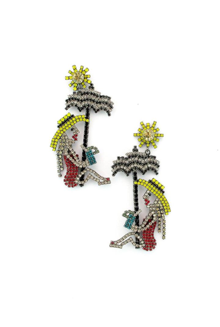 Elizabeth Cole Jewelry - Fun In The Sun Earrings