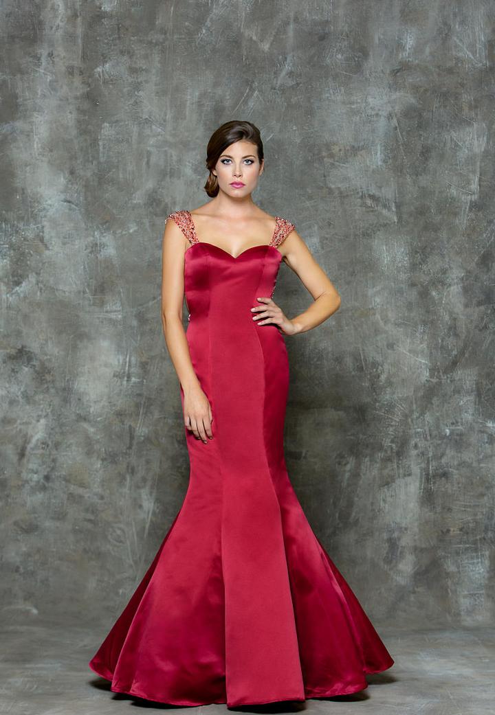 Glow By Colors - G683 Beaded Sweetheart Mermaid Gown