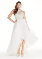 Ashley Lauren - 1291 Beaded High Low Evening Dress