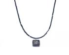 Nina Nguyen Jewelry - Petite Square Oxidized Necklace