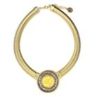 Ben-amun - Roman Coin Gold Cobra Chain Necklace