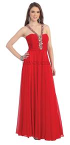 May Queen - Daring Jeweled And Ruched Sweetheart A-line Dress Mq915