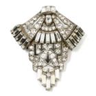 Ben-amun - Crystal Deco Geometric Brooch