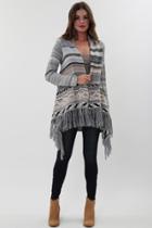 Goddis - Paxton Fringe Sweater In Ashville