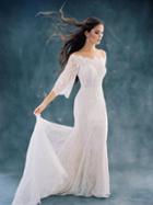 Wilderly Bride By Allure Bridals - F100l Bell Sleeve Lace Bridal Gown