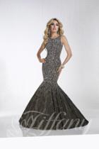 Tiffany Designs - 16310 Embellished Halter Neck Mermaid Dress