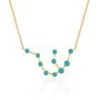 Logan Hollowell - New! Aquarius Turquoise Constellation Necklace