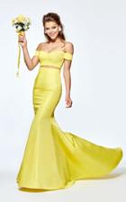 Tarik Ediz - Two-piece Sweetheart Mermaid Gown 93144