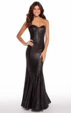 Alyce Paris - 600351 Sequined Strapless Corset Mermaid Gown