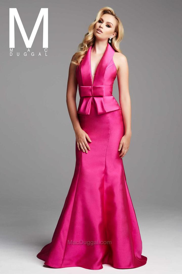 Mac Duggal Couture - 62524 D Magenta