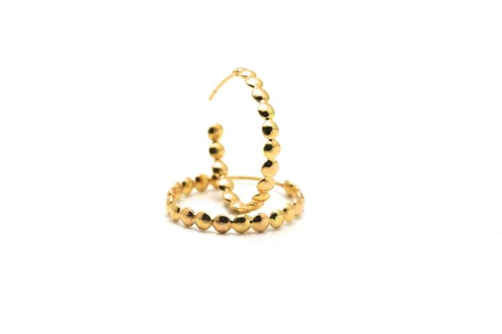 Tresor Collection - Lente Hoop Earrings In 18k Yellow Gold