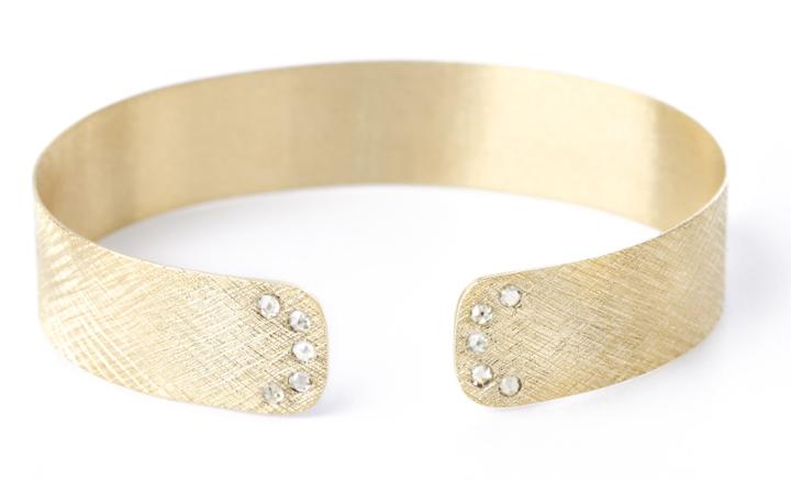 Nina Nguyen Jewelry - Crosshatch 14k Gold Cuff