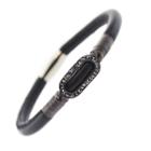 Mabel Chong - Pure Black Leather Bracelet