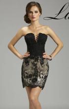 Lara Dresses - 32427 In Black/nude