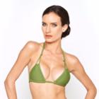 Montce Swim - Olive Euro Tassels Top