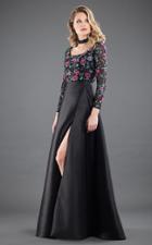 Rachel Allan Couture - 8277 Beaded Scoop Mikado Ballgown