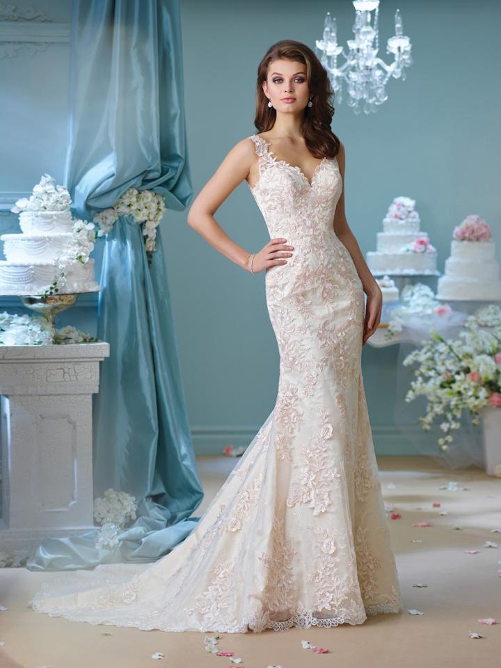 Enchanting By Mon Cheri - 216163 Sleeveless Sweetheart Trumpet Bridal Dress
