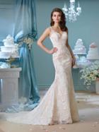 Enchanting By Mon Cheri - 216163 Sleeveless Sweetheart Trumpet Bridal Dress