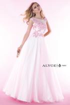 Alyce Paris - 6431 Prom Dress In Pink White