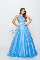 Milano Formals - Beaded Cut Out Evening Gown E2171