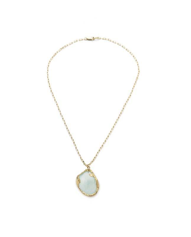 Margaret Elizabeth - Capri Necklace Aqua Druzy