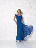 Cameron Blake By Mon Cheri - 112643 Long Dress In Royal Blue