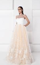 Saiid Kobeisy - Lace Illusion Jewel Neck Gown 2754