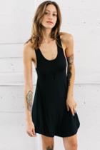Joah Brown - Silhouette Slip Dress In Black