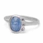 Vanessa Lianne - Eloise Ring With Rustic Sapphire And Grey Diamonds
