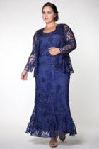 Soulmates - D9122x Queen Flower Lace Crotchet Three Pieces Evening Gown