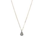 Ashley Schenkein Jewelry - Brooklyn Small 3-d Teardrop Diamond Necklace