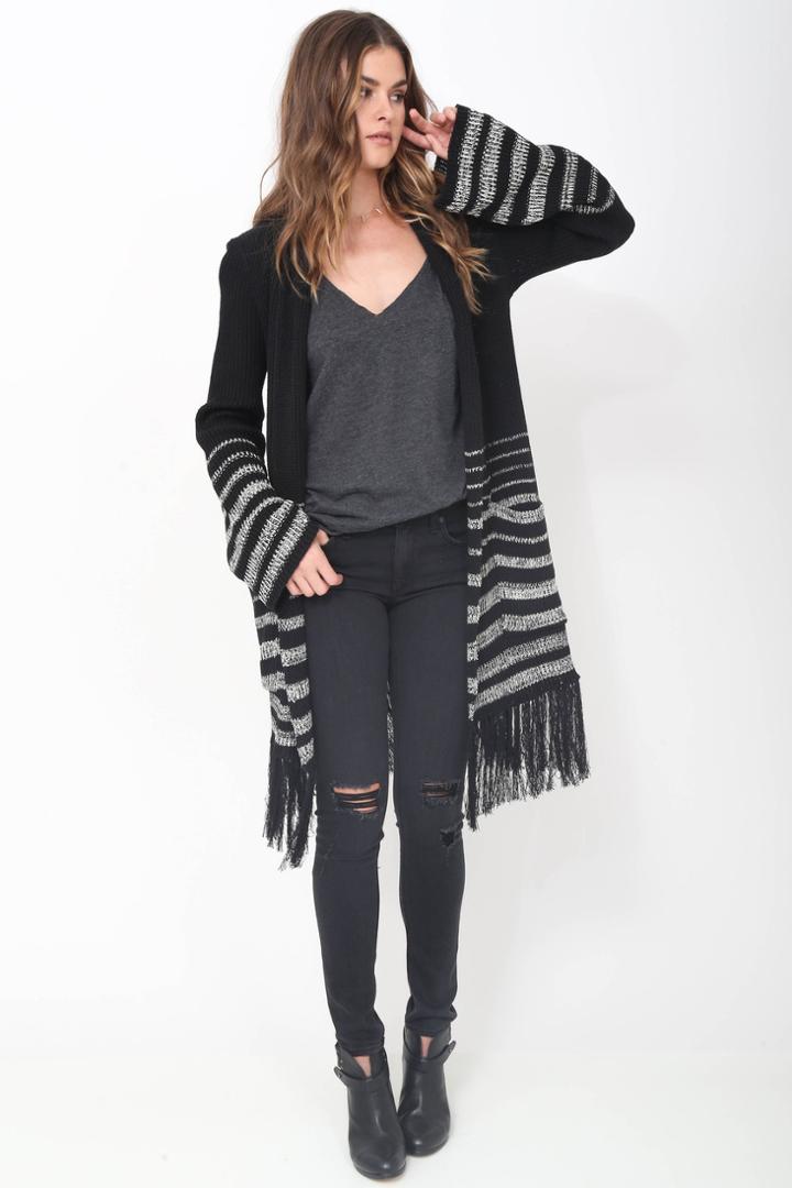 Goddis - Marlo Knit Jacket In Valor