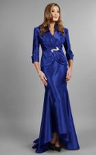 Daymor Couture - V-neck Trumpet Dress 308