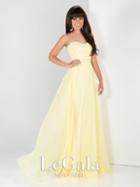 La Gala Prom By Mon Cheri - 116584 Long Dress In Yellow