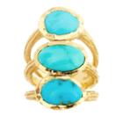 Logan Hollowell - Sleeping Beauty And Bisbee 3 Turquoise Ring